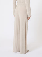 Cashmere yarn trousers