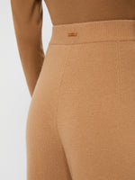 Wool And Cashmere Trousers for Women - Camel - Max Mara UAE