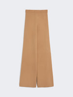 Wool And Cashmere Trousers for Women - Camel - Max Mara UAE
