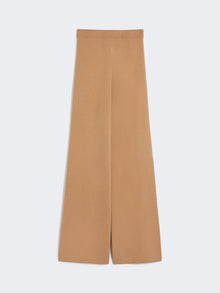 Wool And Cashmere Trousers for Women - Camel - Max Mara UAE
