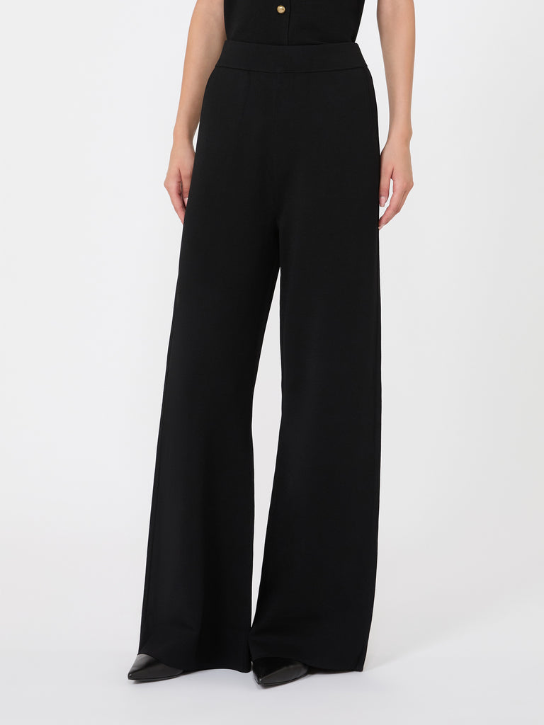 max mara viscose crepe trousers