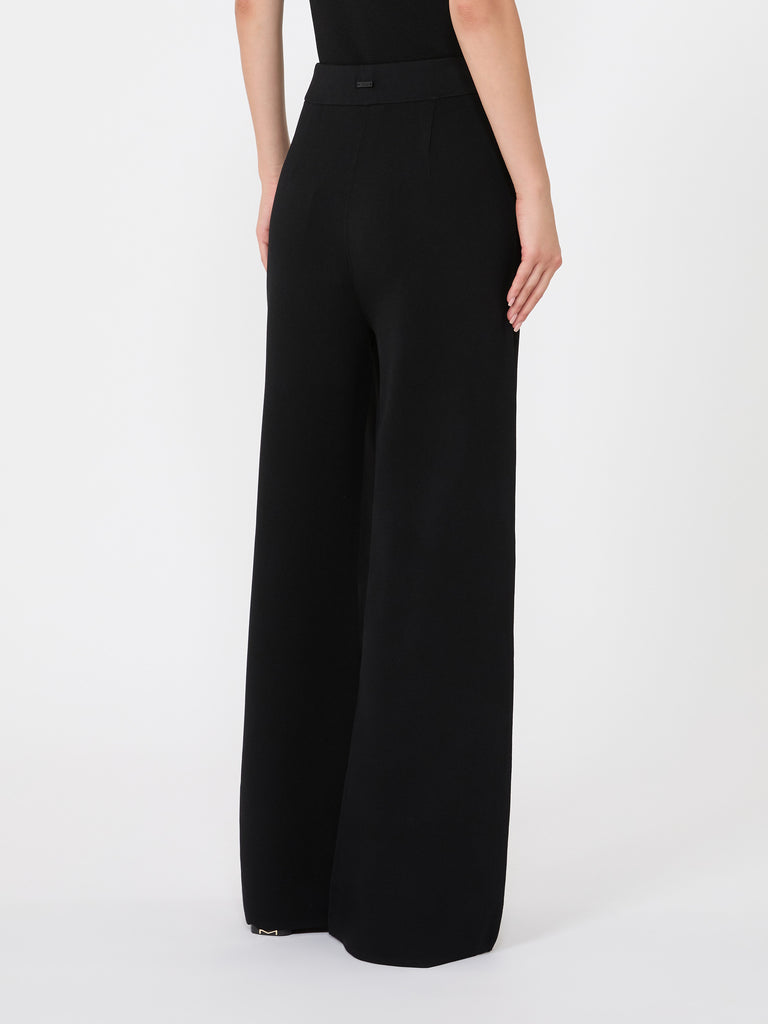 max mara viscose crepe trousers