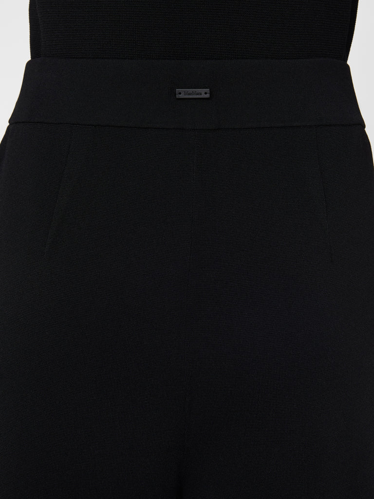 max mara viscose crepe trousers