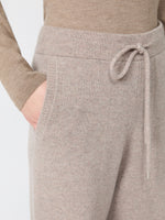 max mara wide cashmere yarn trousers for women