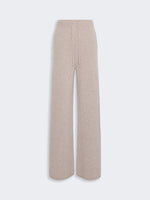 max mara wide cashmere yarn trousers for women