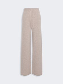 max mara wide cashmere yarn trousers for women