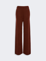 max mara wide cashmere yarn trousers for women