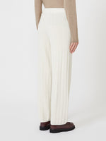 Cashmere Jogging Trousers for Women - White - Max Mara UAE