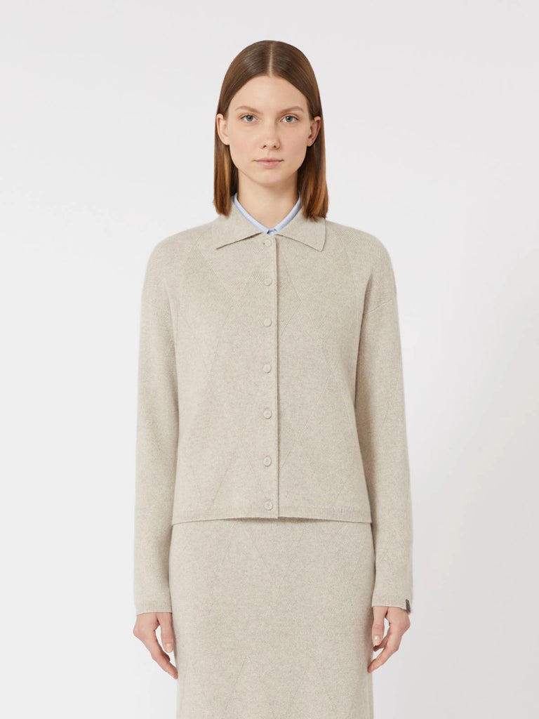 Cashmere knit cardigan
