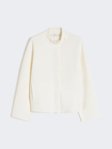Wool Boxy Cardigan for Women - Silk - Max Mara UAE