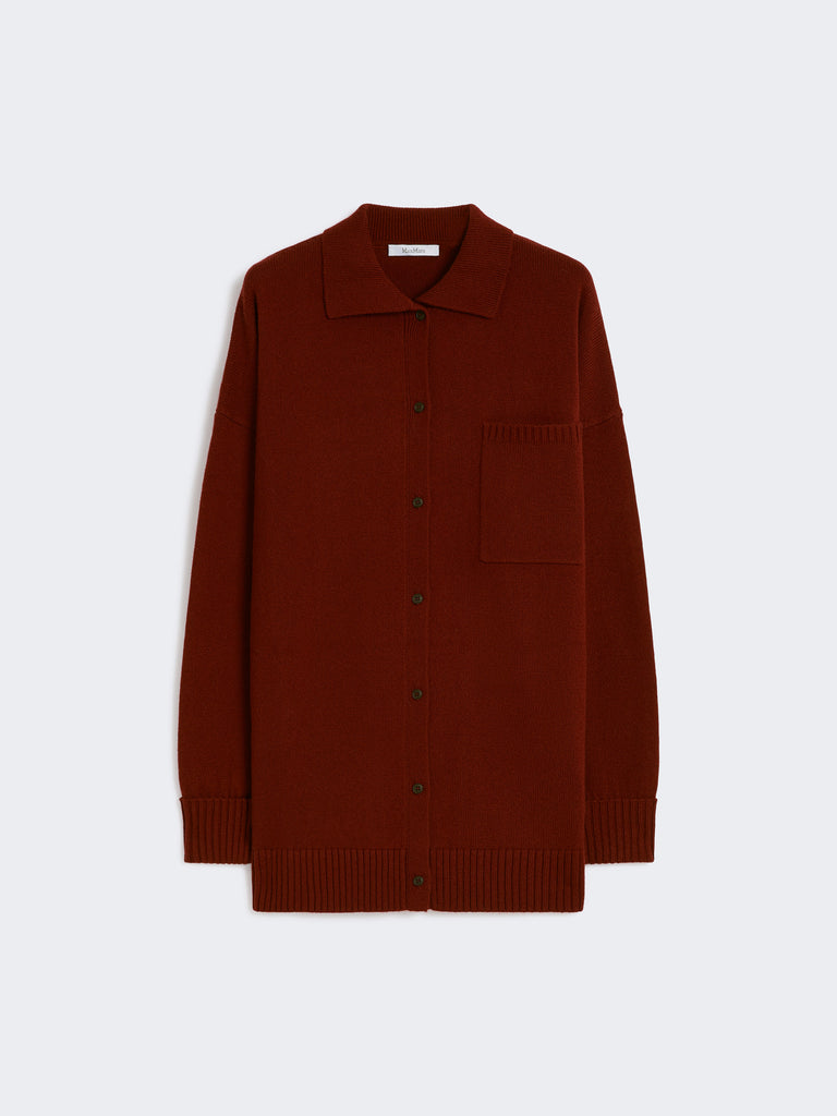 max mara wool and cashmere shirt jacket