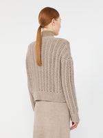 max mara open-knit cashmere boxy cardigan for women