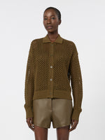 max mara cotton cordonnet cardigan for women
