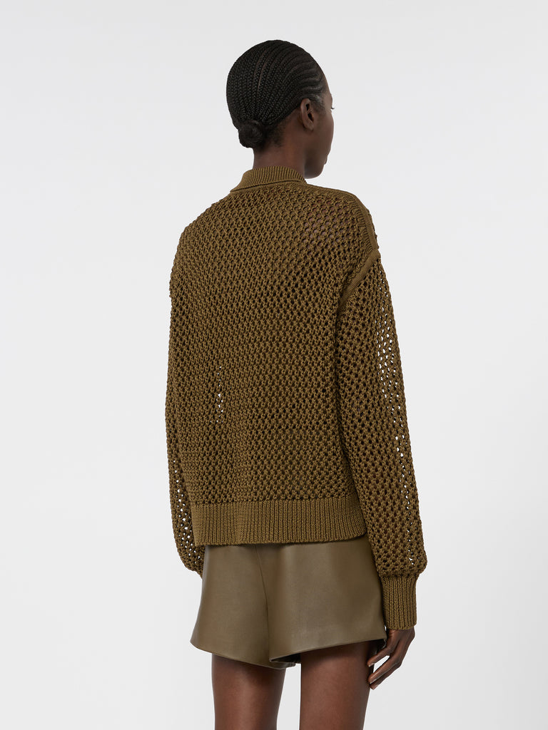 max mara cotton cordonnet cardigan