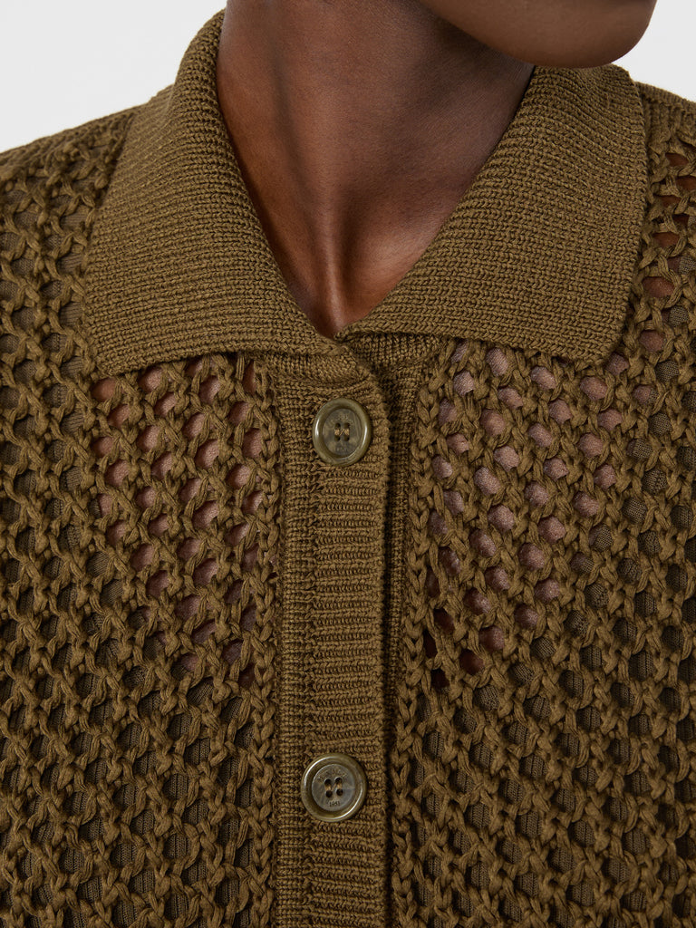 max mara cotton cordonnet cardigan