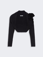 max mara viscose yarn shrug for women