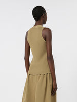 max mara cotton and viscose yarn gilet for women