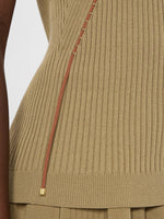 max mara cotton and viscose yarn gilet for women
