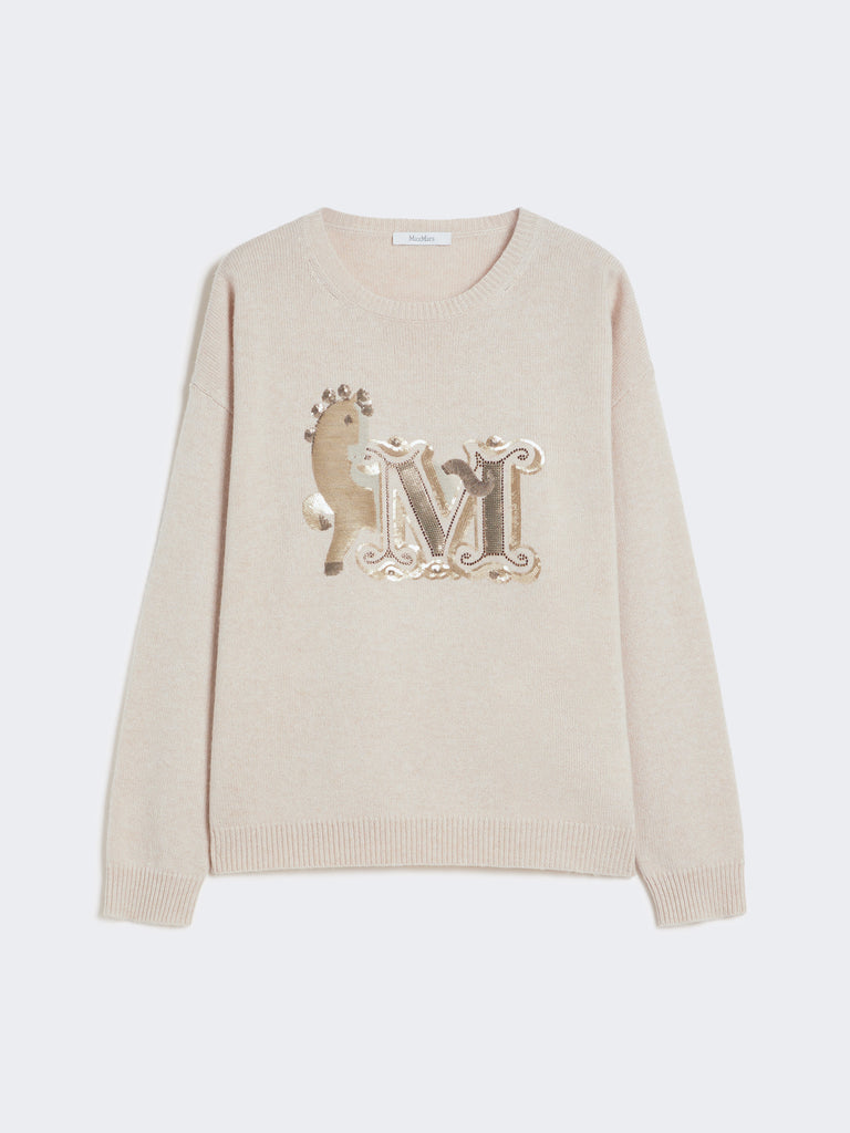 max mara oversized wool and cashmere sweater