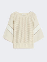 max mara loose-fit linen yarn sweater for women