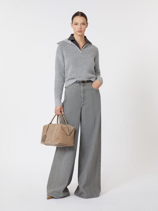 Wool, cashmere and lurex sweater
