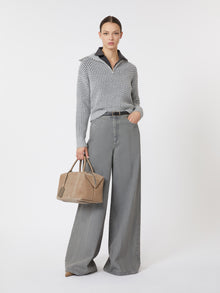 Wool, cashmere and lurex sweater