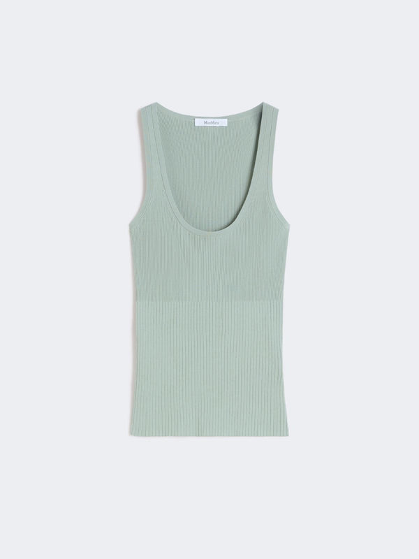max mara viscose-blend yarn top for women