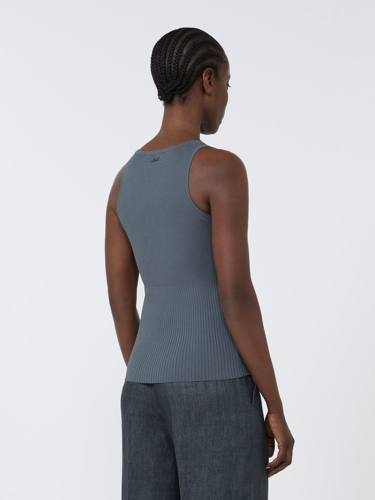 max mara viscose-blend yarn top