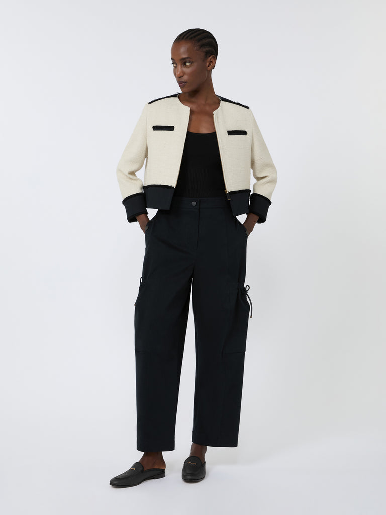 max mara viscose-blend yarn top