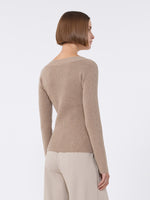 Wool And Cashmere Jumper for Women - Sand - Max Mara UAE