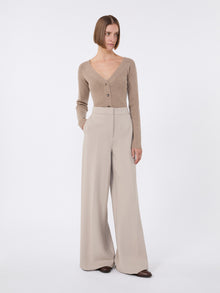 Wool And Cashmere Jumper for Women - Sand - Max Mara UAE