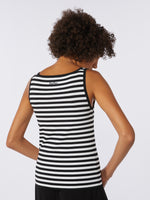 max mara viscose crêpe yarn sleeveless jumper for women