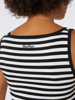 max mara viscose crêpe yarn sleeveless jumper for women
