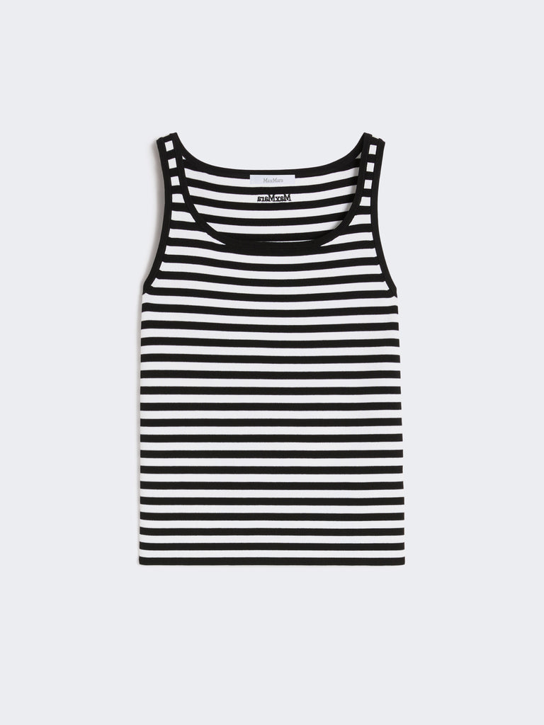 max mara viscose crêpe yarn sleeveless jumper