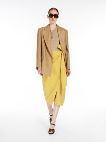 Cotton Yarn Top for Women - Sand - Max Mara UAE