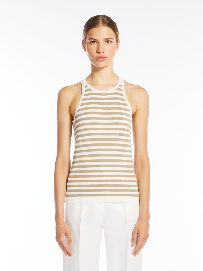 Cotton yarn top