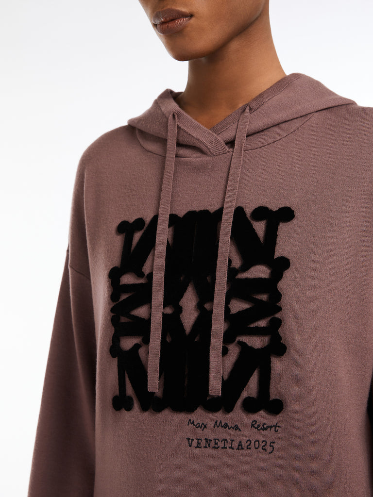 max mara wool knit sweatshirt