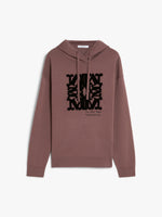 Wool Knit Sweatshirt for Women - Mauve - Max Mara UAE