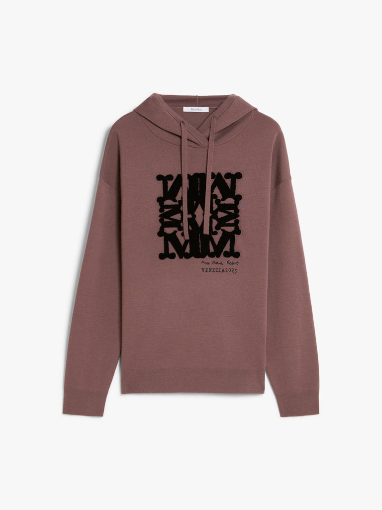 max mara wool knit sweatshirt