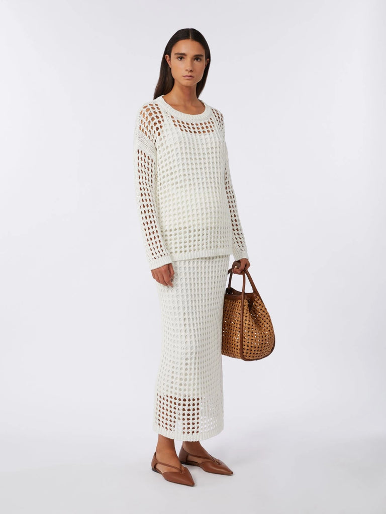 max mara cotton mesh jumper