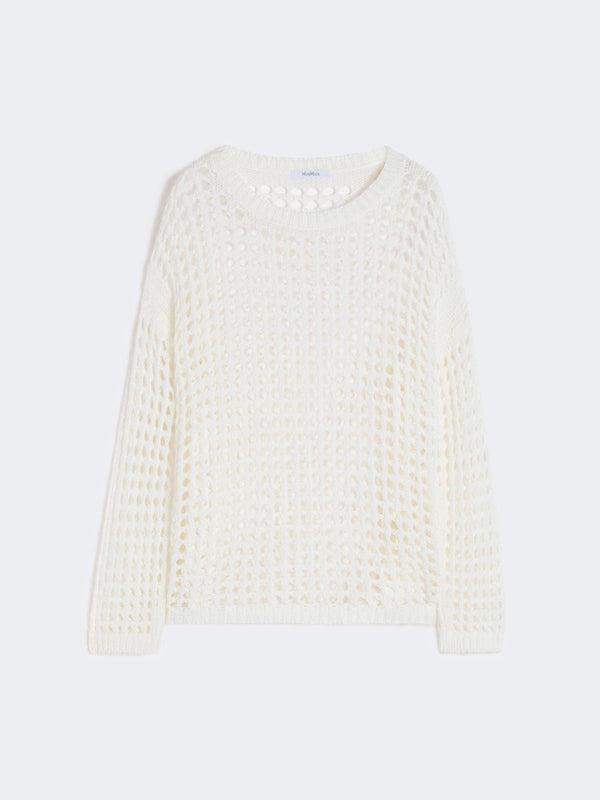 Cotton mesh jumper