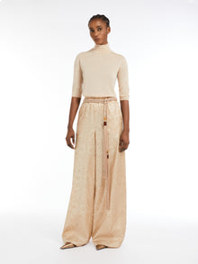 Wool Knit Turtleneck Jumper for Women - Albino - Max Mara UAE