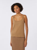max mara cotton yarn sleeveless jumper for women