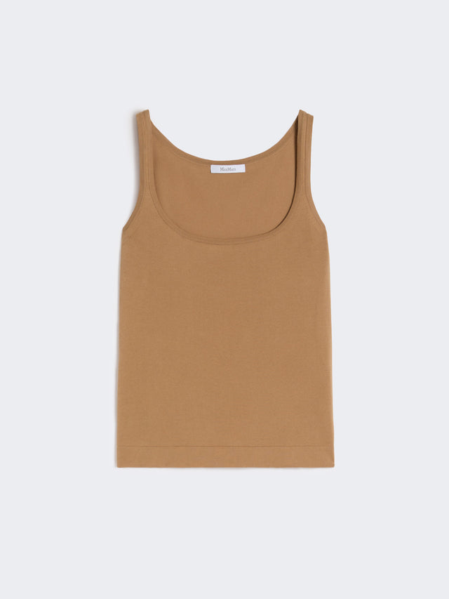 max mara cotton yarn sleeveless jumper for women