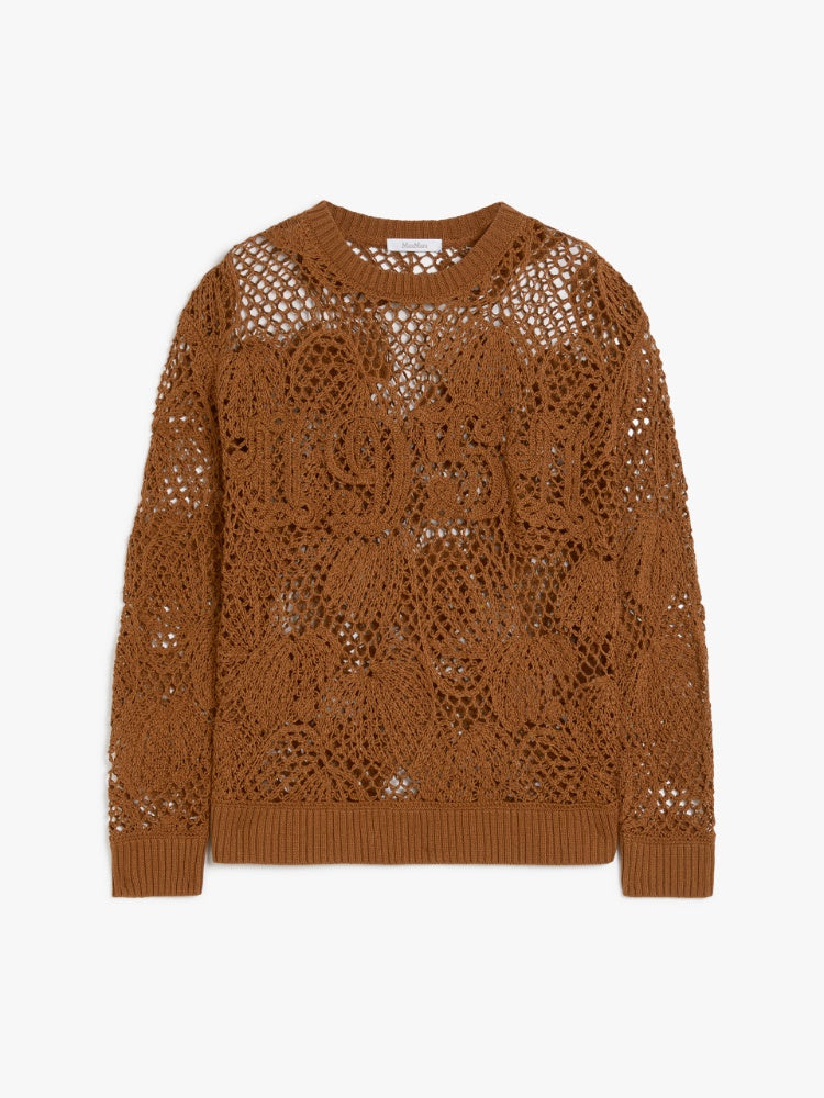 Embroidered cotton jumper