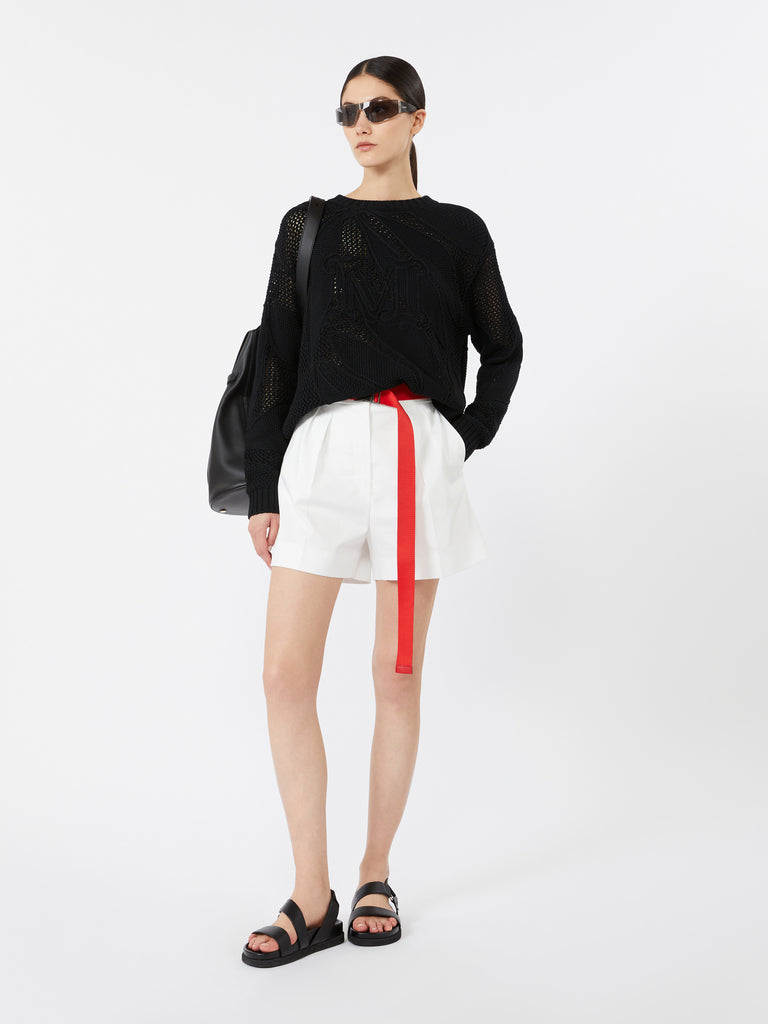 max mara embroidered cotton sweater
