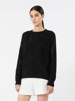 max mara embroidered cotton sweater for women