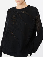 max mara embroidered cotton sweater for women