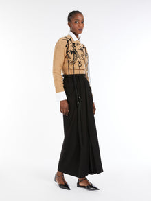 Short Wool And Cashmere Jumper for Women - Camel - Max Mara UAE