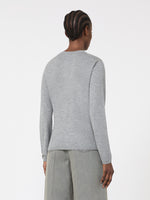 Cashmere Yarn Sweater for Women - Light Grey - Max Mara UAE